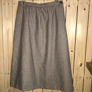 Austin Hill Tan Tweed Midi A-Line Skirt 10